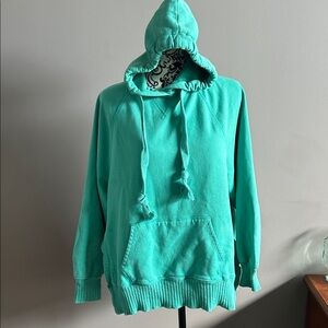 American Eagle Outfitters Aqua Green Hoodie, M